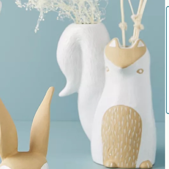 NWT Anthropologie whimsical Woodland Creature Vase - Squirrel - Picture 2 of 10